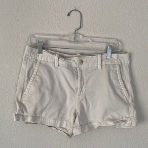 American Eagle White Khaki Midi Short Womens 8